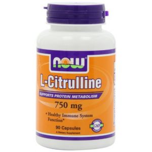 Now Foods L-citrulline 750 mg - 90 gélules