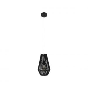 Eglo Suspension PALMONES Noir, 1 lumière - Moderne - Intérieur - PALMONES - Délai de livraison moyen: 10 à 14 jours ouvrés. Port gratuit France métropolitaine et Belgique dès 100 €.
