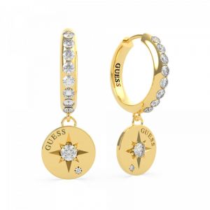 Guess Boucles d'oreilles "Wanderlust" Acier doré