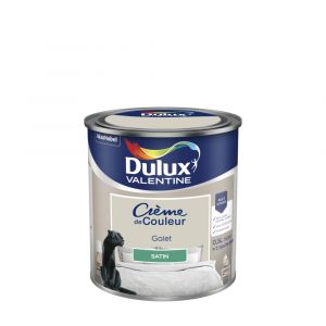 Dulux Valentine Peinture Crème De Couleur Satin Galet 0.5 L