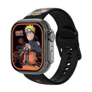 Montre Connectée Abyx Fit Touch 5 - Edition Naruto IP68 avec écran Tactile AMOLED 1,75 Pouce