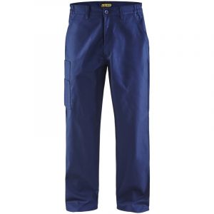 Blaklader Pantalon Industrie 100% coton croisé | 38 - Marine - jambes regular