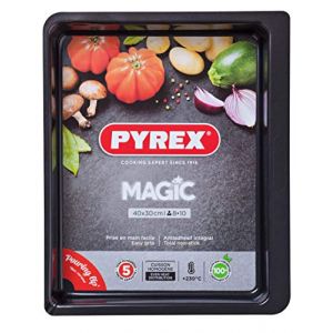 Image de Pyrex Plaque de Cuisson Antiadhésive Magic acier galvanisé