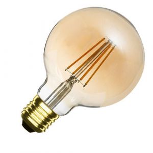 TechBrey Ampoule LED Filament E27 8W 1055 lm Dimmable G95 Gold Blanc Chaud 2700K