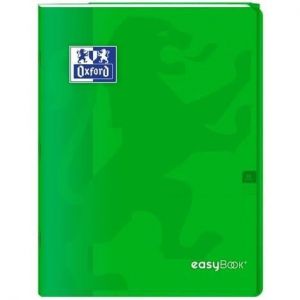 Oxford Cahier Easybook agrafé - 17 x 22 cm - 96p seyès - 90g - Vert