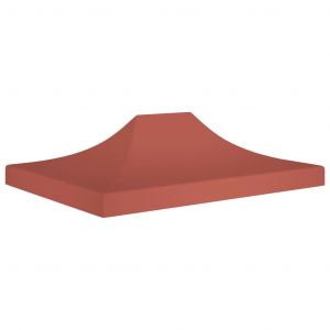 VidaXL Toit de tente de réception 4,5x3 m Terre cuite 270 g/m²