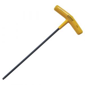 Starrett Bondhus Boule Impériale Hexagonal T-Handle Jaune 5/32 avec Bondhus