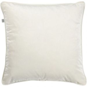 Dutch Decor Coussin décoratif finn 45x45 cm Velours Couleur unie Blanc Neige Coussin intérieur inclus
