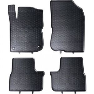 GEYER & HOSAJA Tapis de Sol en Caoutchouc 859/4C Compatible avec Peugeot 2008 I (2013-2019) et Peugeot 208 I (2012-2019)