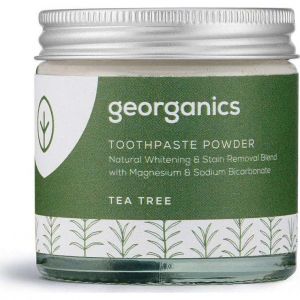 georganics Natural Toothpowder Tea Tree - 120 ml