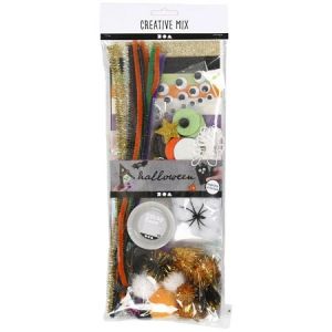 Creotime Assortiment de matériel créatif pour activités manuelles enfant - Halloween