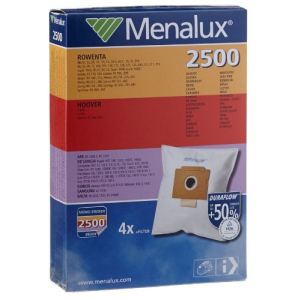 Menalux 2500 - 4 sacs Duraflow + 1 filtre pour aspirateurs