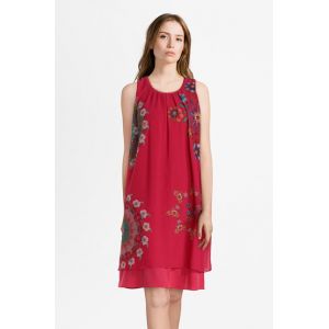 Desigual Robe 19SWVW47 rouge - Taille EU XXL,EU S,EU M,EU L,EU XL,EU XS