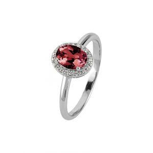Jacques Lemans Bague pour femme 925 Argent rouge 1 unité