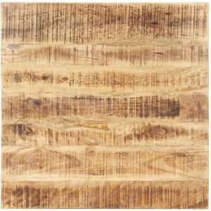 VidaXL Dessus de Table 25-27 mm Bois de Manguier Solide 60x60 cm