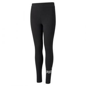 Image de Puma Fille Ess+ Logo Leggings G Collants, Black (Negro), 0 mois EU