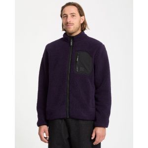 Volcom Sweat Sherpa Zippé Muzzer Fuzzar - Dark Purple - Taille XL
