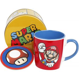 Image de Super Mario Pyramid International - Let's go - Box métal - - Mugs et