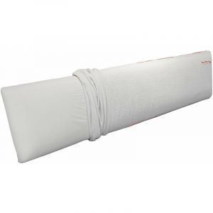 Traversin Grand Luxe : Mémoire de forme, déhoussable - Soutien ergonomique - 160x40 - Blanc
