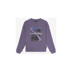Le Temps des Cerises Sweat-shirt enfant Sweat nakabo violet imprimé