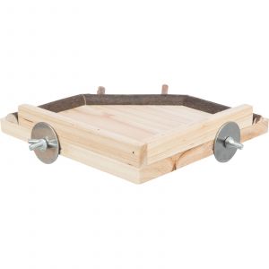 Trixie Plateforme avec perchoirs pour oiseaux en bois