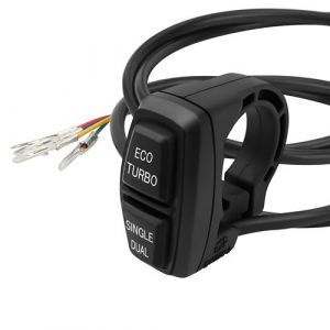 Minimotors Interrupteur Eco / Turbo et Single / Dual pour Dualtron Original Noir