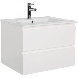 Meuble simple vasque 60cm SORRENTO + vasque