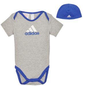 Adidas Pyjamas / Chemises de nuit GIFT SET Gris - Taille 3 / 6 mois,6 / 9 mois,9 / 12 mois,0 / 3 mois