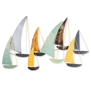 Décoration murale en métal Guillaume - 111 x 70 x 8 cm