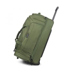 TravelZ Grand Sac de voyage à roulettes 96 ltr - Trolley sac de sport poignee - Vert