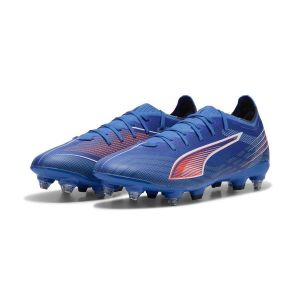 Puma Ultra 6 Match Sg Untamed - Bleu/blanc/glowing Red - Terrain Tr&egrave;s Gras (Sg), pointure 40 - ['Bleu'] - Taille 40