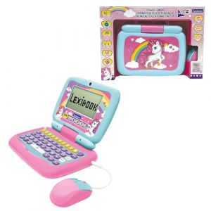 Lexibook Ordinateur portable éducatif bilingue Power Kid Licorne