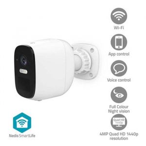 Nedis Camera exterieure smartlife wifi ip66 angle 120&deg;- 4mp-2.5k N FICBO32WT