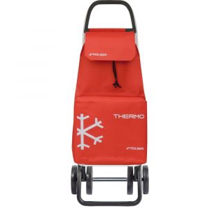 Rolser Chariot de courses isotherme 4 roues LN rouge