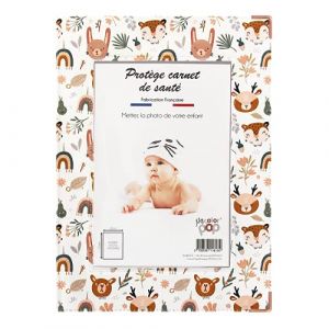 Image de Protège carnet santé enfant personnalisable Color Pop FRANCE 22 x 16 cm