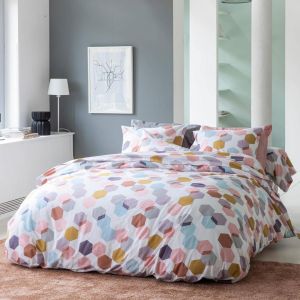 Drap plat multicolore en coton BUTINER