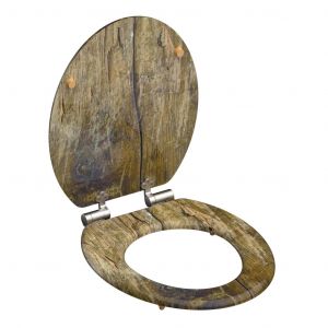 Image de Schütte Siège de toilette Solid Wood MDF Marron