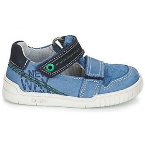 Kickers Sneakers basses Cuir Whatsup Bleu