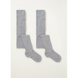 Falke Collant Family 2-Pack Coton Gris - Couleur Gris - Taille 5-6 ans