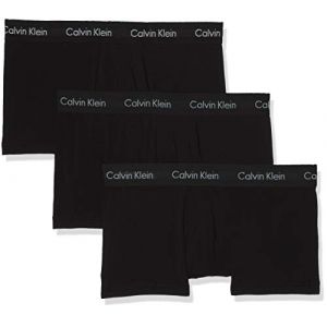 Image de Calvin Klein 3p Low Rise Trunk Shorties, Noir W. Bla WB Xwb, X-Large Homme