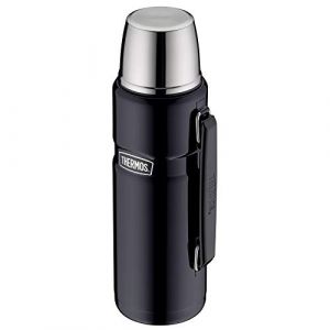 Thermos 123167 Acier inoxydable, Durable,Portable King Bouteille INOX Bleu 1,2 L