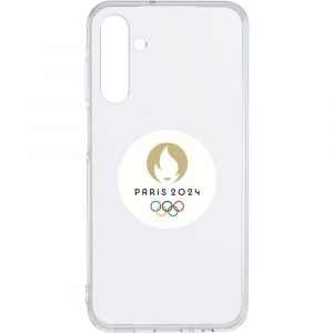 Samsung Coque transparente pour Galaxy A15 4G/5G ''Flamme Paris 2024''