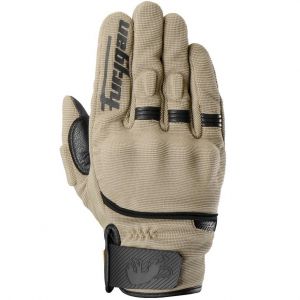 Furygan Jet D3O Evo - Gants de Moto Homme - Paume 100% Cuir - Confort - Gants d'été - Respirant & Léger - Compatibles écrans - Touch Screen