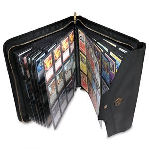 Enhance Classeur pour cartes à collectionner – Classeur TCG à 12 poches pour 624 cartes – Classeur à ouverture latérale avec poche pour accessoires, extérieur de protection haut de gamme, compatible