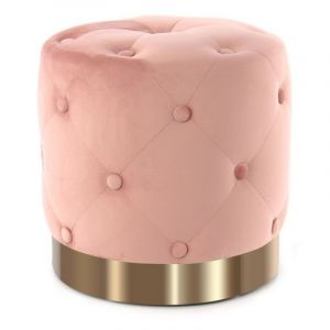 Pouf Rond Design "Piano" 40cm Rose Prix
