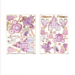 Party Pro 35 stickers princesse rose 913340