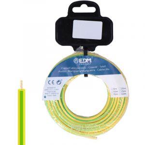Fil Électrique - Bicouleur - 6mm - Flexible - 10m - Sans Halogène
