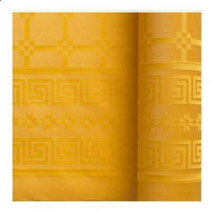 Ateliers 28 Nappe papier damassé 6x1.18m jaune - dart 147027