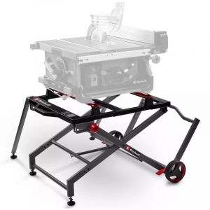 Einhell Support pour scie circulaire ? E-Stand TSS ? Acier ? Hauteur réglable 57 à 62 cm ? Charge max. 200 kg ? Repliable ? Roulettes intégrées