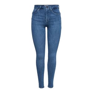 Only Onlpower Mid Push Up Jean Skinny Women Blue